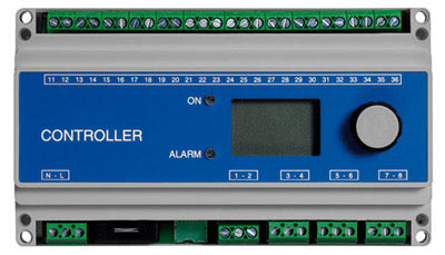Master control unit for heated driveway system.