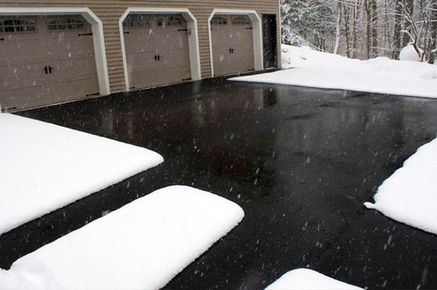 Heated ashphalt driveway and walkways.